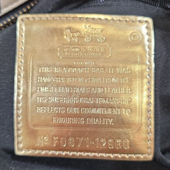 Coach RARE Julianne OP Art Tote/Satchel - Picture 14 of 16